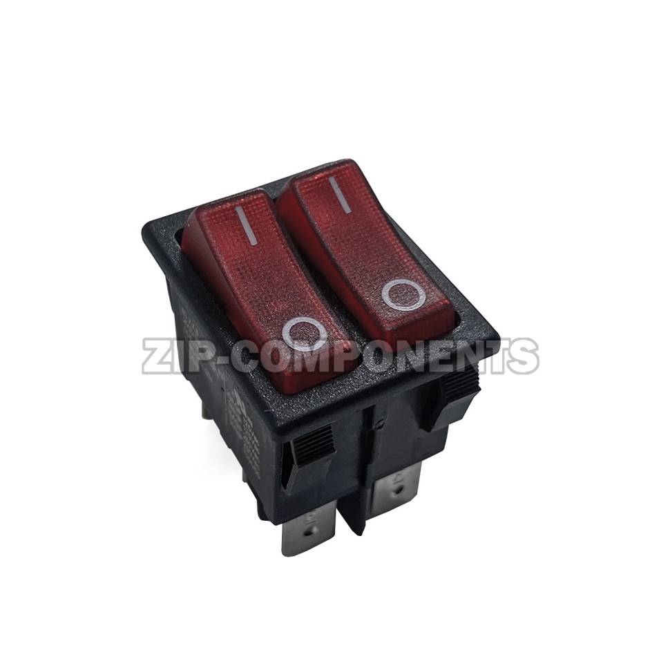 Кнопка двойная универсальная KCD6 15A