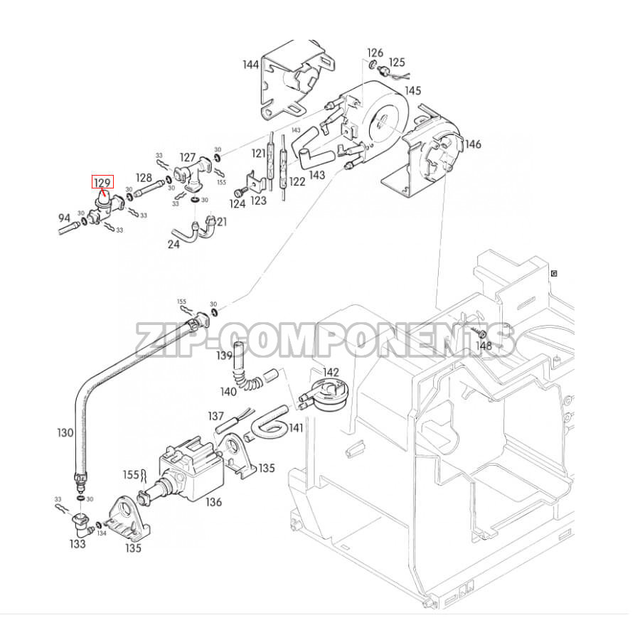 Клапан термоблока для Nivona, Jura, Bosch 00423399